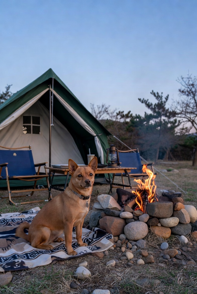 반려견과캠핑
