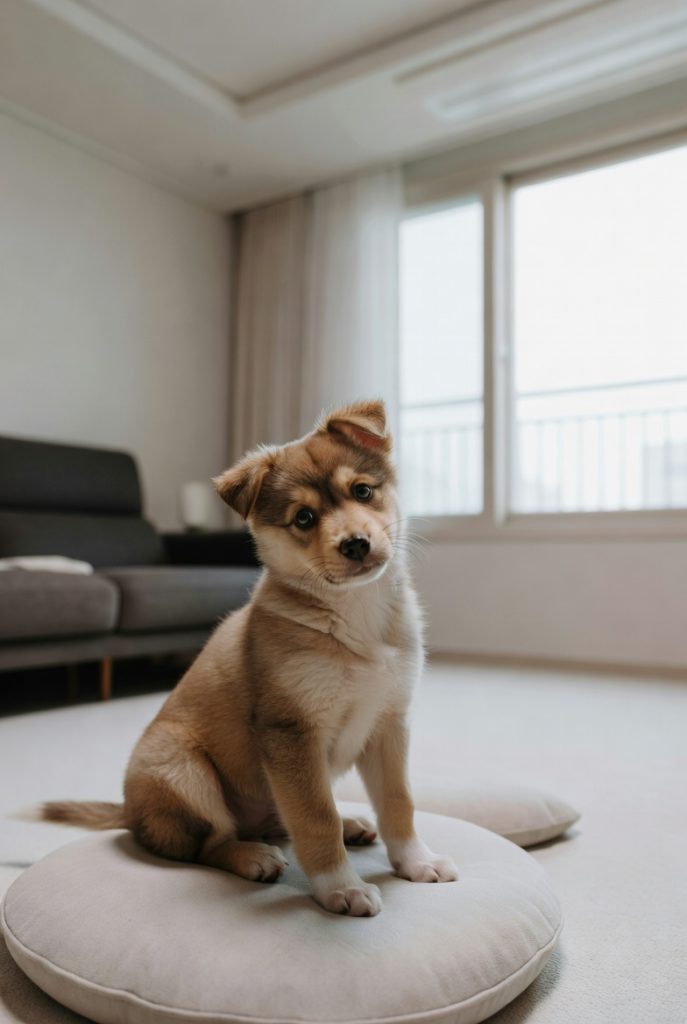 아기강아지예방접종